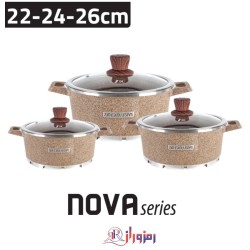سرویس قابلمه 6 پارچه زیو مدل Z-8400-26